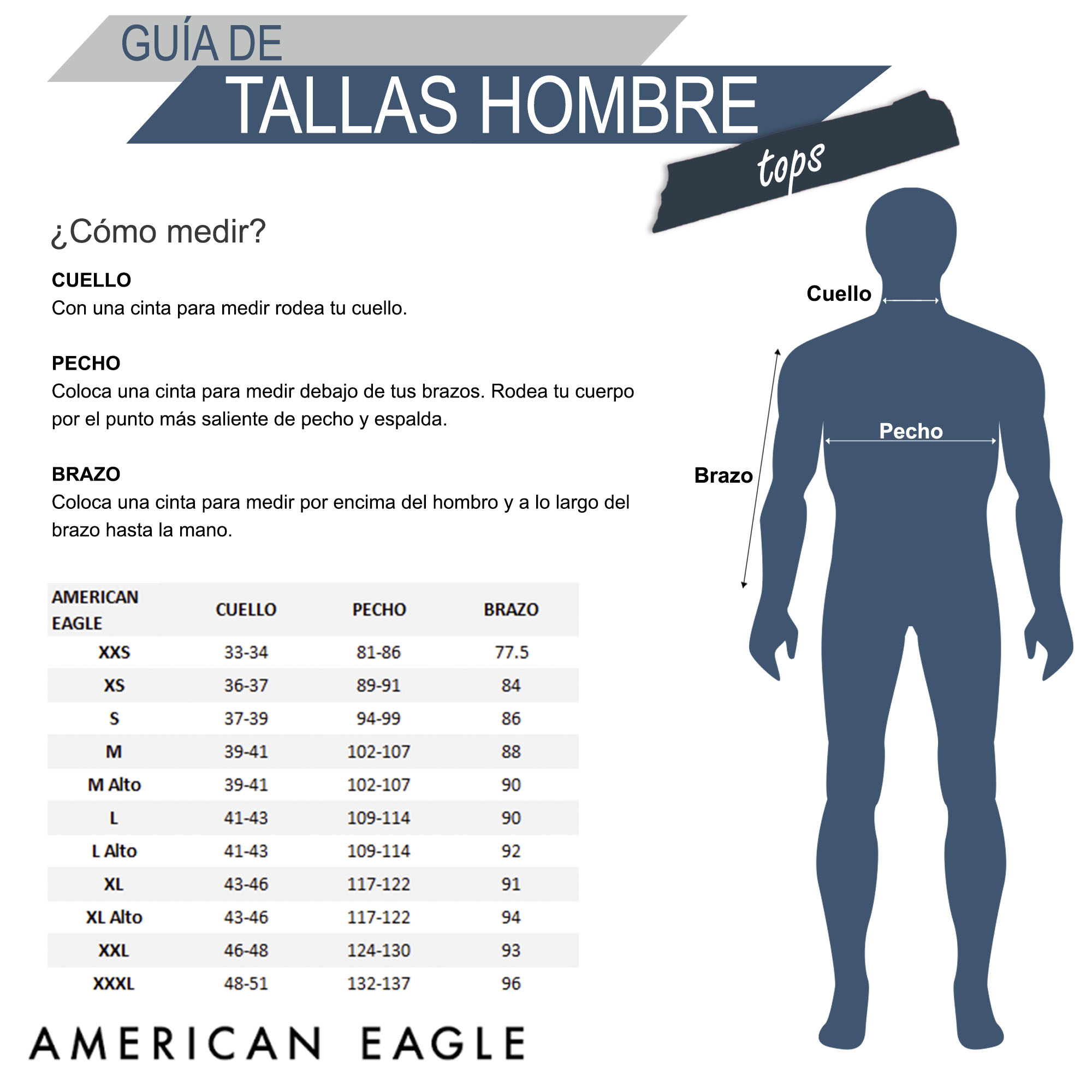 American Eagle-Partes altas/top hombre – Privalia