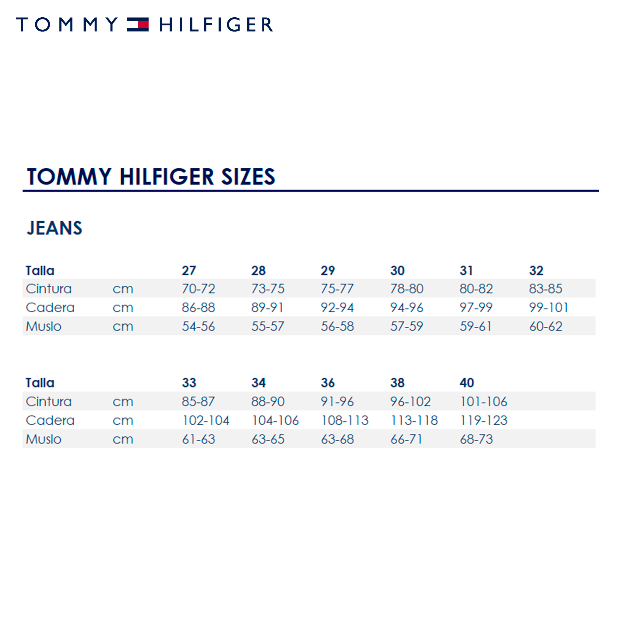Tommy Hilfiger-Jeans Hombre –