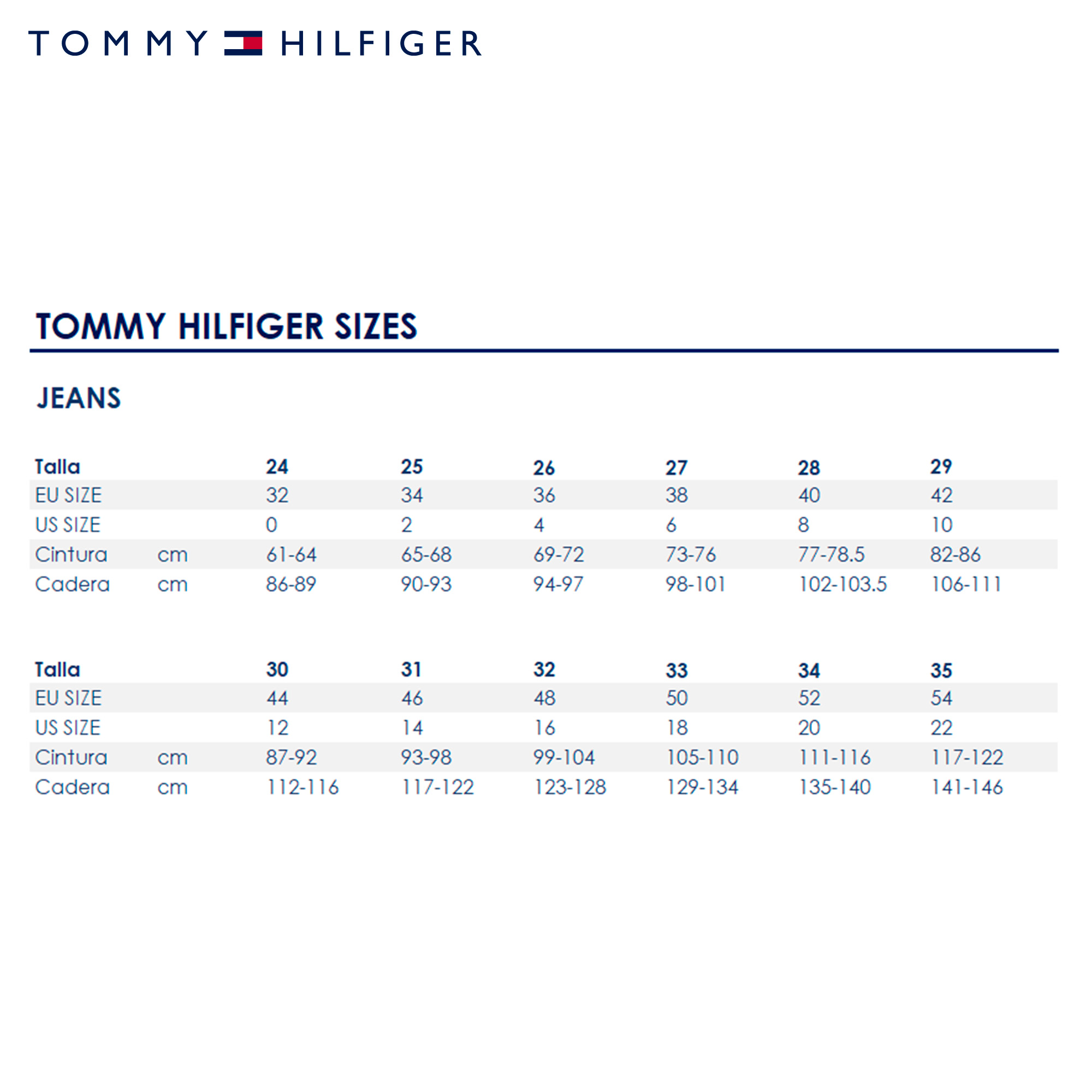 Tommy Hilfiger Tallas De Jeans De Mujer Privalia tommy-hilfiger-tallas-de-jeans-de-mujer-privalia